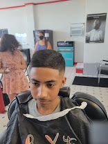 Young client with a fresh fade and textured top