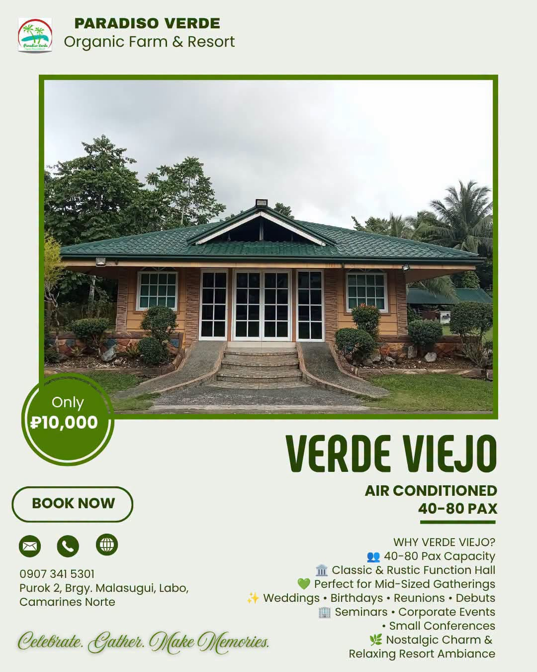 A view of the Paradiso Verde grounds