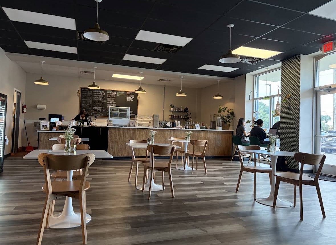 A photo of a table at Layali Café